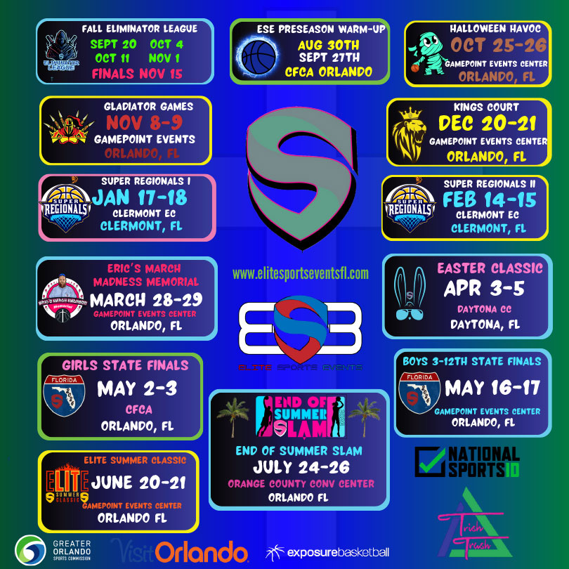 Elite Sports Events 2025-26 Schedule Promo