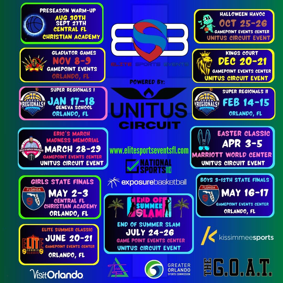 ESE-Event-Schedule3 Elite Sports Events 2025-26 Schedule Promo