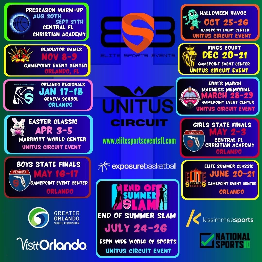 ESE-Tournament-Schedule Elite Sports Events 2025-26 Schedule Promo
